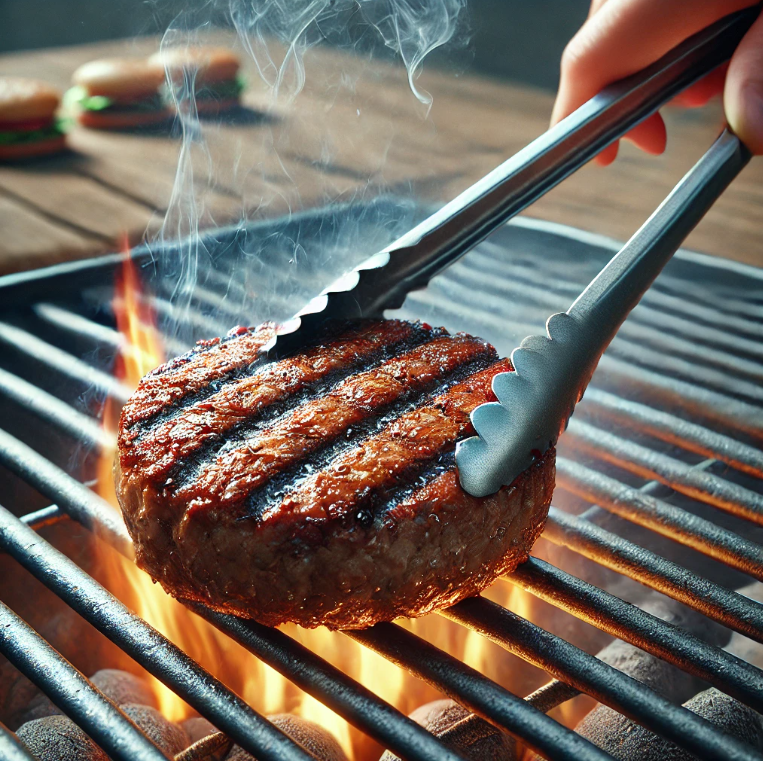 Jak často otáčet maso v burgeru