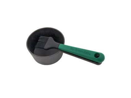 BGE - Litinový rendlík na omáčky se štětcem pr. 12cm