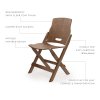 CKW 584 RidgetopWoodFoldingChair OW Label