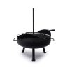 CKW 440 Cowboy Fire Pit Grill 23 onwhite 16