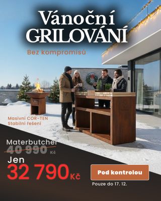 🔥 Vánoční grilování. Bez kompromisů. Když máš vše pod kontrolou – prostor, oheň i přípravu. Masterbutcher z masivního...