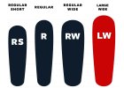 Velikost Long Wide