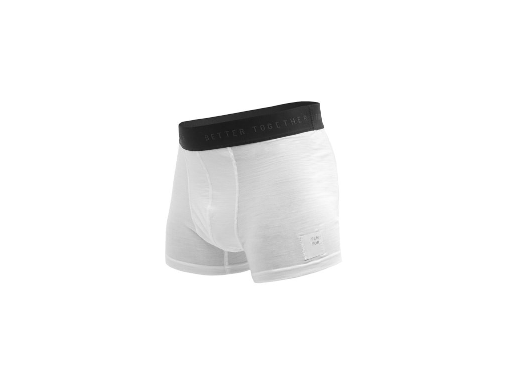 SENSOR MERINO CORDURA pánské trenky bílá (Velikost S)