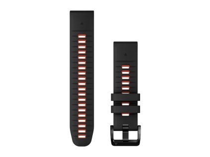 201012 garmin hodinkove reminky quickfit 22 mm black flame red silicone