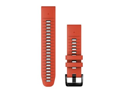 201018 garmin hodinkove reminky quickfit 22 mm flame red graphite silicone