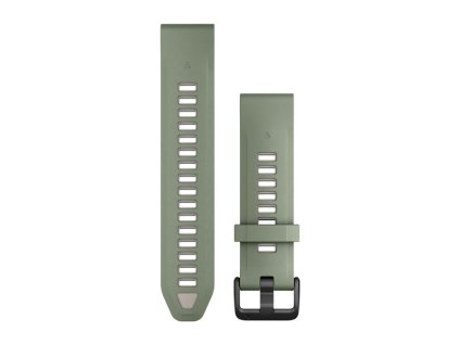 276573 garmin quickfit 20 watch bands willow fog gray silicone