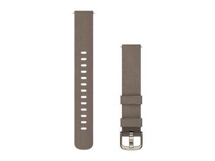 201594 garmin reminky lily 2 14 mm nylon coffee prezka cream gold