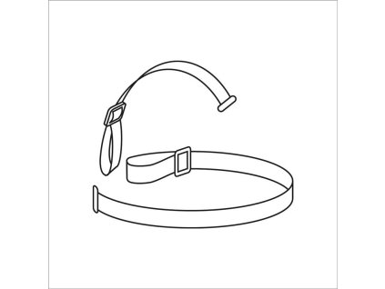 221160 petzl elastic popruh pro celovky 25 mm