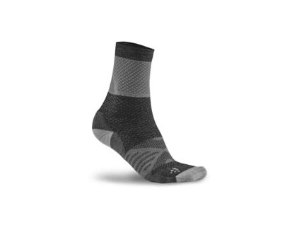Ponožky CRAFT XC Warm (Velikost 34-36, Barva bílá s černou)