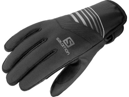 rukavice Salomon RS warm U black/charcoal (Velikost XS)