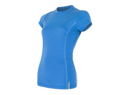 SENSOR MERINO ACTIVE dámské triko kr.rukáv modrá (Velikost S)