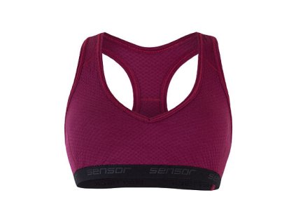 SENSOR MERINO DF dámská podprsenka lilla (Velikost S)
