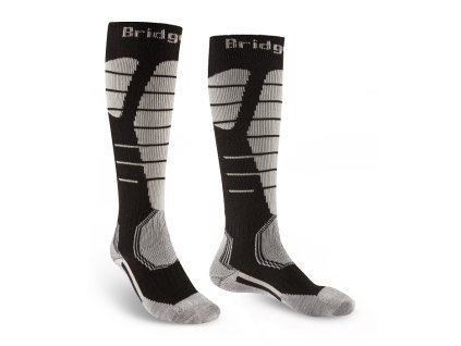 Bridgedale Ski Easy On (Velikost S, Barva graphite/pink/388)
