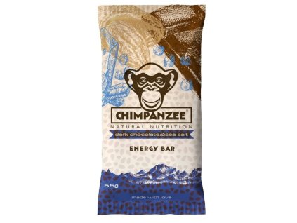 239590 chimpanzee energy bar dark chocolate sea salt 55g