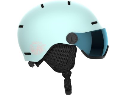 lyž.helma Salomon ORKA Visor aqua/uni blue (Velikost S/49-53cm)