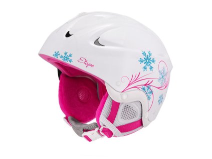 Etape - dětská lyžařská přilba GEMINI, bílá (Velikost 53-55cm)