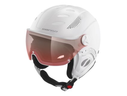 Mango - přilba CUSNA VIP, bílá mat (Velikost 52-54cm)