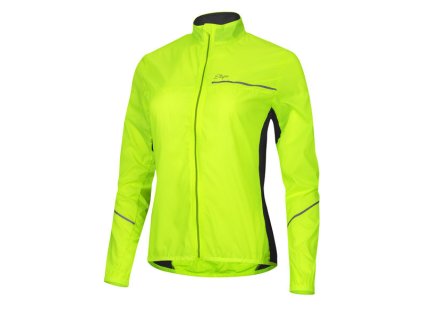 Etape - dámská větrovka GLORIA 2.0, žlutá fluo (Velikost L)