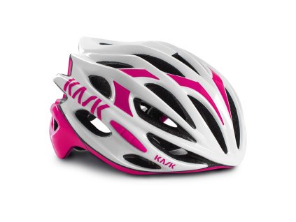 přilba KASK Mojito 16 white/pink (Velikost 48-56cm)