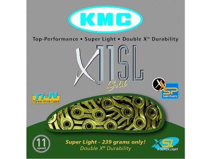 189972 retez kmc x 11 sl gold superlight 118 clanku