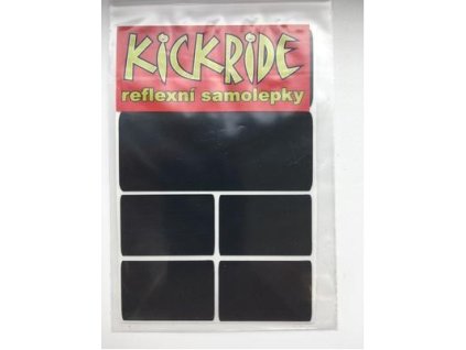 184227 samolepka kickride reflexni cerna