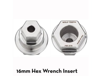 208371 wolf tooth naradi flat wrench insert 16mm hex