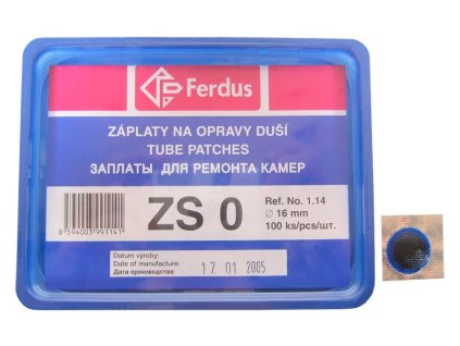 183438 zaplata ferdus zs0 prumer 16mm