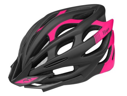 Etape - dámská cyklistická přilba VESPER, černá/růžová mat (Velikost 58-61cm)