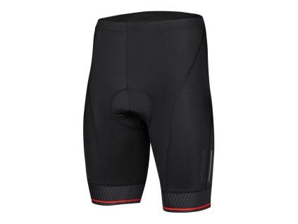 Etape - pánské kalhoty ELITE TEAM s vložkou, černá/červená (Velikost 3XL)