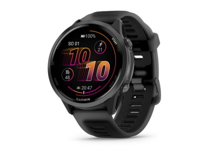 287809 garmin forerunner 570 47mm slate grey hlinikova luneta polopruhledny reminek black black