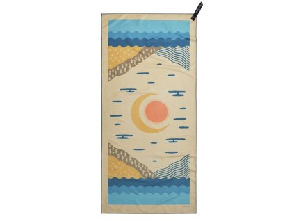 PACKTOWL PERSONAL BODY Balance ručník 64x137cm potisk slunce (Velikost Body, Barva Balance Print)