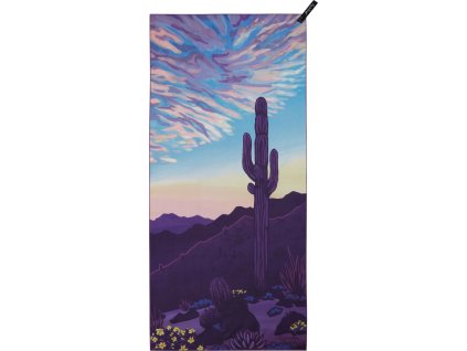 PACKTOWL PERSONAL BODY Desert Aire ručník 64x137cm potisk kaktus (Velikost Body, Barva Desert Aire)