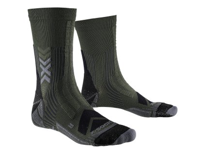X-Bionic HIKE EXPERT SILVER CREW (Barva Zelená, Velikost 42-44 EU)
