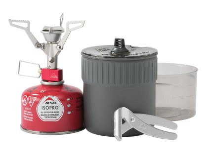 MSR POCKET ROCKET 2 MINI STOVE KIT vařič s hrncem 0,75 L (Barva Gray)