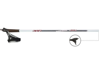 běž.hole KV+ ALU-Snow clip bílé (Velikost 130cm)