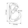 CAMP Guide XL 2Lock (Barva titanium)
