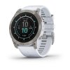200832 garmin epix pro gen 2 sapphire edition 51 mm titanium whitestone band