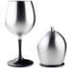 GSI Outdoors Glacier Stainless Nesting Red Wine Glass - 449 ml (Objem 0.449 l)