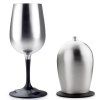 GSI Outdoors Glacier Stainless Nesting Wine Glass - 319 ml