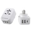 266217 lifeventure world to us travel adaptor with usb usb c