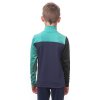 SENSOR COOLMAX THERMO dětská mikina celozip deep blue/sea green/černá (Velikost 110)