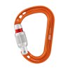 Petzl ROCHA SCREW LOCK LIGHT GRAY šroubovací karabina (Barva oranžová)