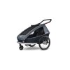 200406 1 croozer kid for 2 plus vaaya graphite blue