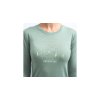 SENSOR MERINO AIR SAY YES dámské triko dl.rukáv basil green (Velikost M)