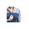 SENSOR MERINO BOLD dámské triko dl.rukáv zip cool blue/cool gray (Velikost XL)