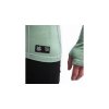 SENSOR MERINO DF pánské triko dl.rukáv s kapucí basil green (Velikost S)