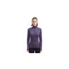 SENSOR MERINO EXTREME UP dámská mikina dl.rukáv zip grape purple (Velikost M)