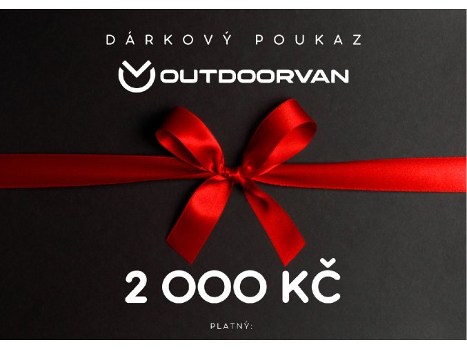 Dárkový poukaz v hodnotě 2000 Kč