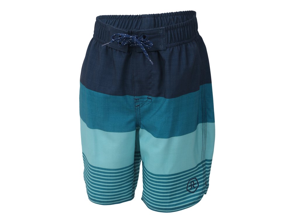 Kvalitní chlapecké rychleschnoucí šortkové plavky s UV ochranou Color Kids Nelta Crystal Teal