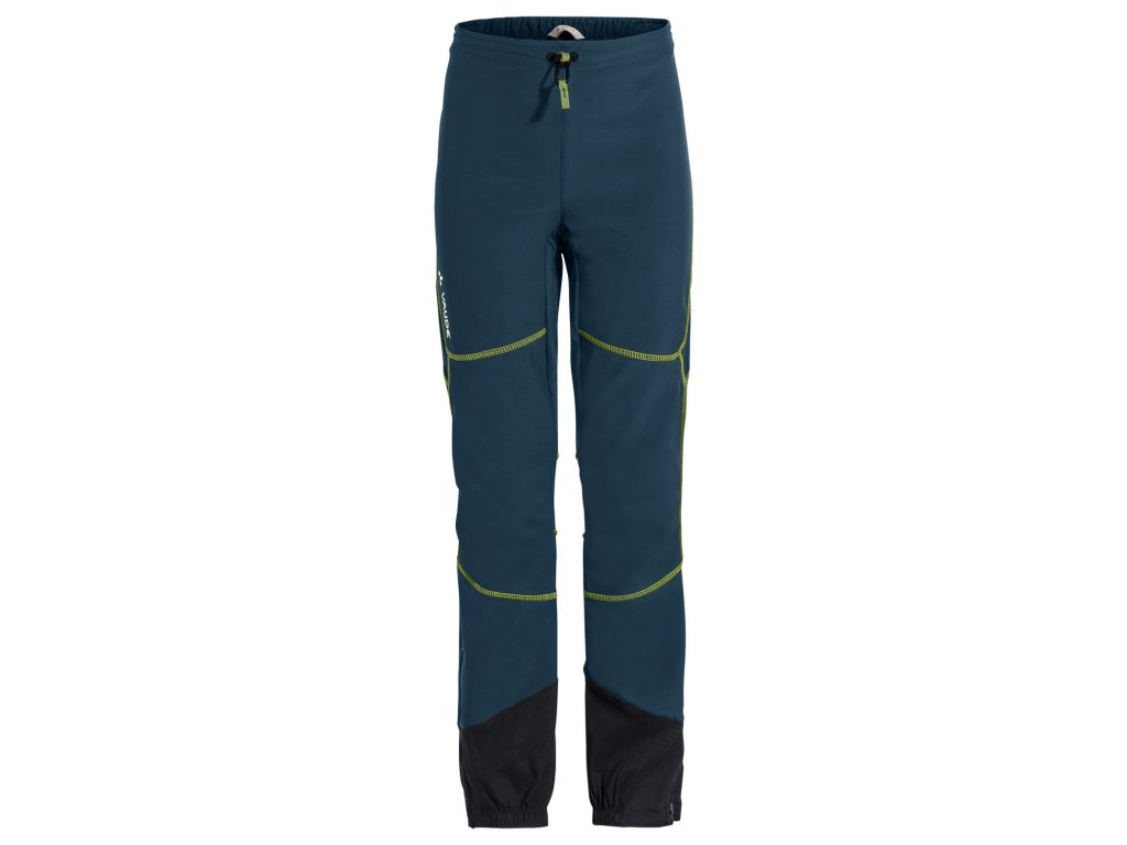 Dětské zimní softshellové kalhoty Vaude Capacida Dark sea/green